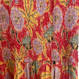 Rhode Resort Eva Smocked Dress size Large